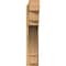 Ekena Millwork Merced Block Rough Sawn Outlooker, Western Red Cedar, 8"W x 40"D x 40"H OUT08X40X40MRC05RWR - alternate 2